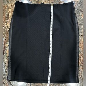 Lane Bryant Classic Black Ponte Pencil Skirt